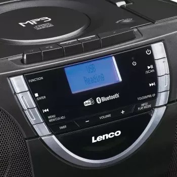Asmeninis CD grotuvas Lenco SCD-600 juodas sidabrinis DAB+ FM PLL