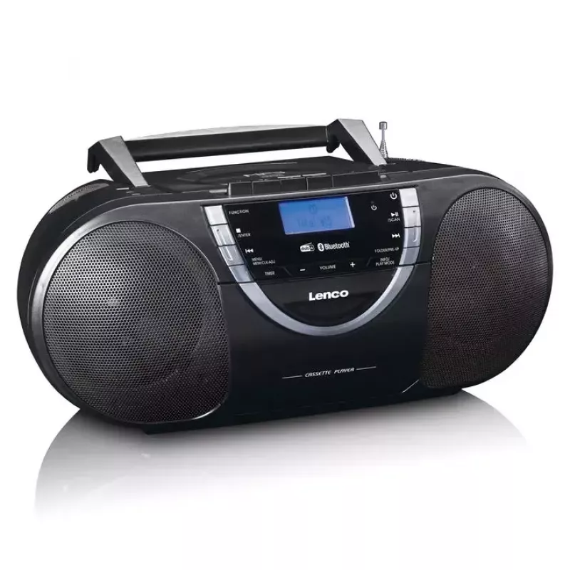 Asmeninis CD grotuvas Lenco SCD-600 juodas sidabrinis DAB+ FM PLL