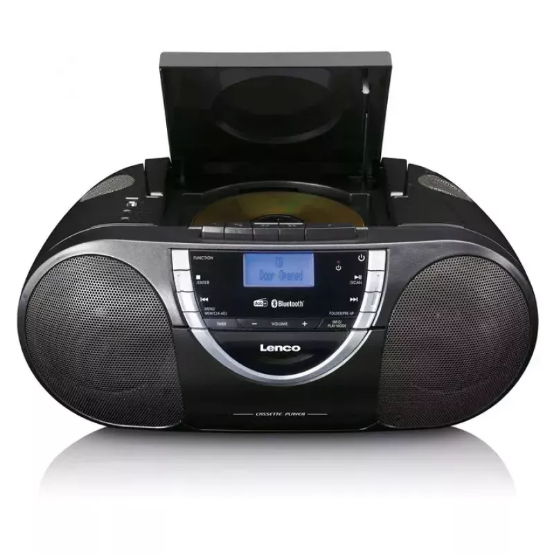 Asmeninis CD grotuvas Lenco SCD-600 juodas sidabrinis DAB+ FM PLL