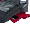 GBC CombBind® CB25 Rankinė įrišimo mašina, kombinuota, 25 lapų perforavimas, 390 lapų įrišimas, juoda/raudona