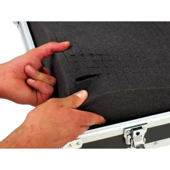 Dėklas Roadinger 30126213 Fanera Juoda Sidabrinė 7 kg