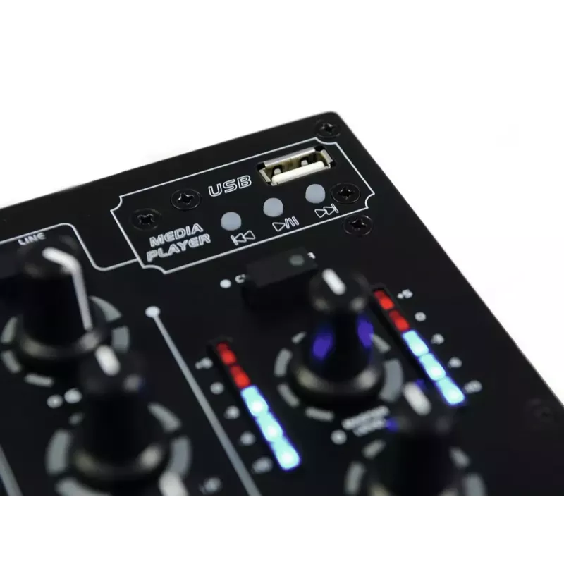 Audio maišytuvas Omnitronic 10006879 3 kanalai 20 - 20000 Hz Juoda