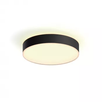 Philips Hue White ambience Enrave vidutinis lubinis šviestuvas, išmanusis lubinis šviestuvas, Bluetooth, juodas, LED, metalas, nekeičiama lemputė