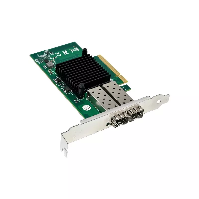 Tinklo plokštė MicroConnect X520-DA2 PCIe x8 SFP+ – dviejų prievadų 10GbE serverio adapteris