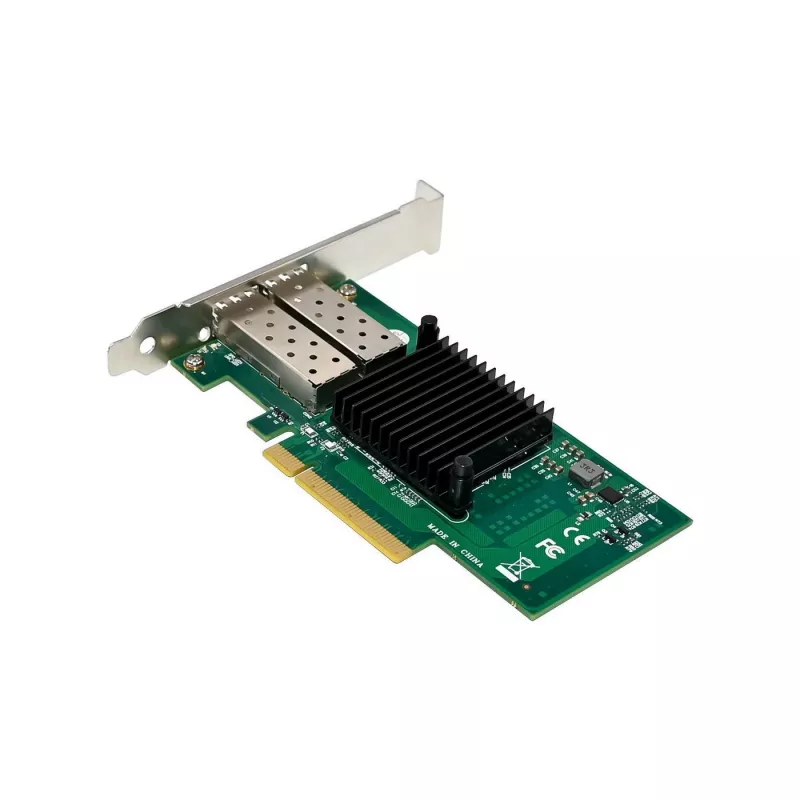 Tinklo plokštė MicroConnect X520-DA2 PCIe x8 SFP+ – dviejų prievadų 10GbE serverio adapteris