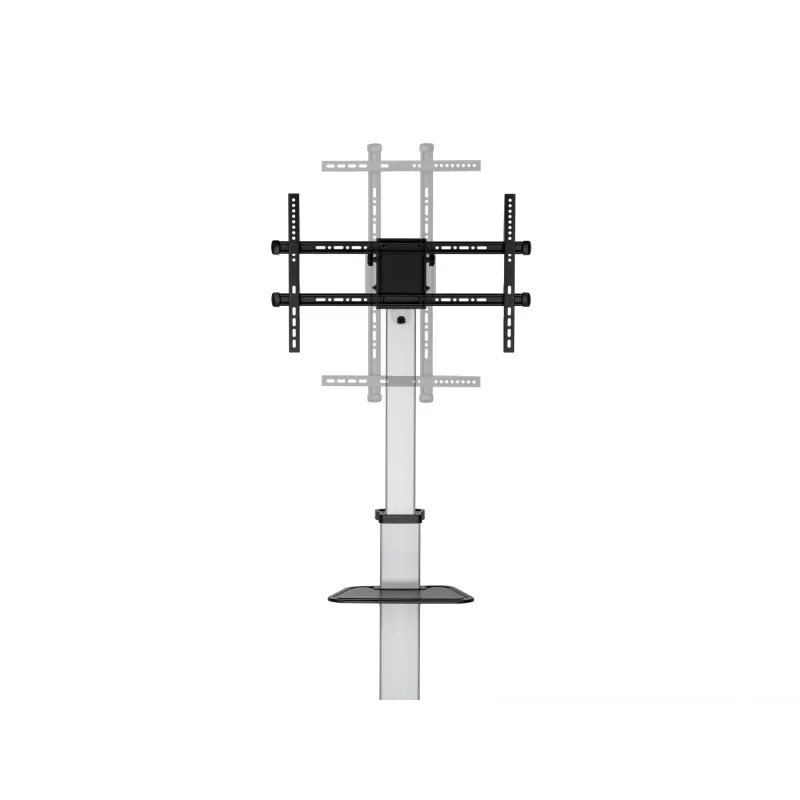 Equip 650630 mobilus televizoriaus stovas 37-86 colių, 50 kg, reguliuojamas aukštis