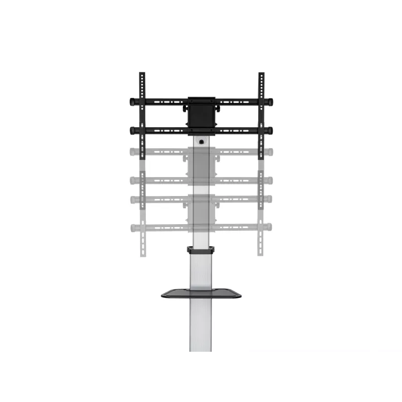 Equip 650630 mobilus televizoriaus stovas 37-86 colių, 50 kg, reguliuojamas aukštis