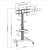 Equip 650630 mobilus televizoriaus stovas 37-86 colių, 50 kg, reguliuojamas aukštis