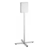 Informacinis stovas Durable 502057 A4 nerūdijantis plienas, antracitas/pilka, 638×638×1348 mm