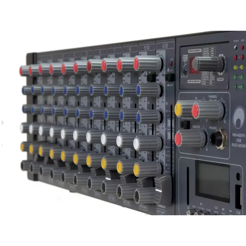 Mikseris Omnitronic RM-1422FX 12 kanalų 20–20000 Hz juodas