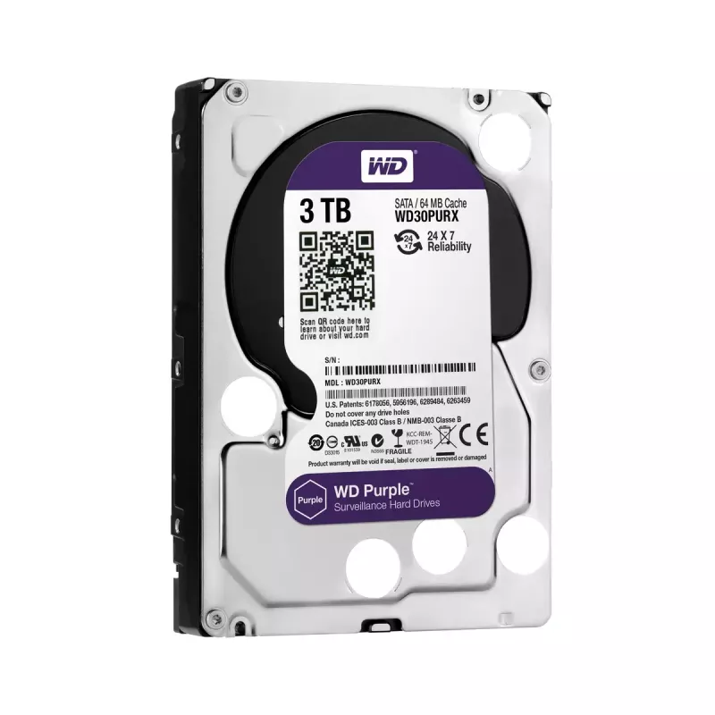Kietasis diskas Western Digital WD30PURX 3TB 3,5 colio SATA