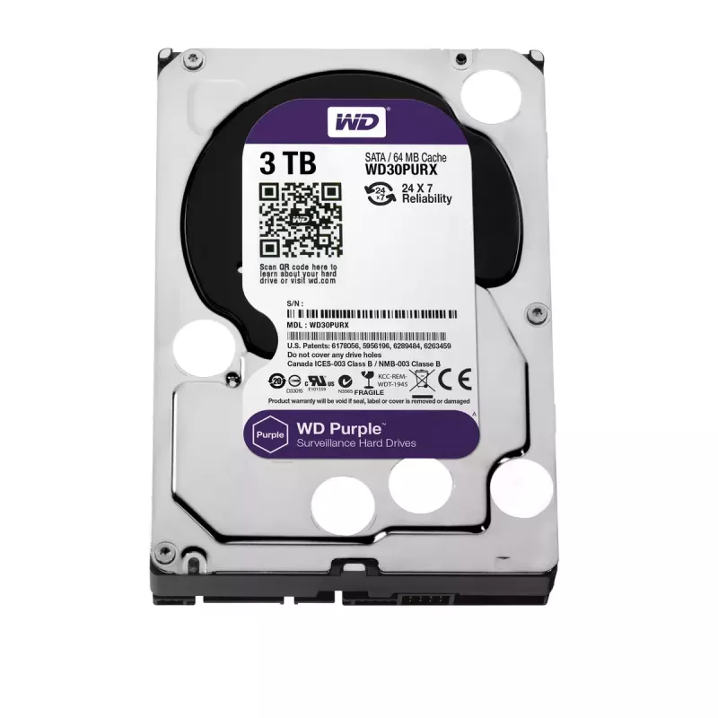 Kietasis diskas Western Digital WD30PURX 3TB 3,5 colio SATA