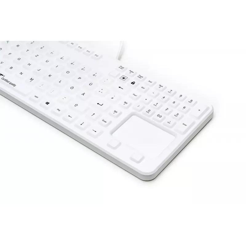 Klaviatūra GETT Cleantype Prime Touch+ USB Swiss White