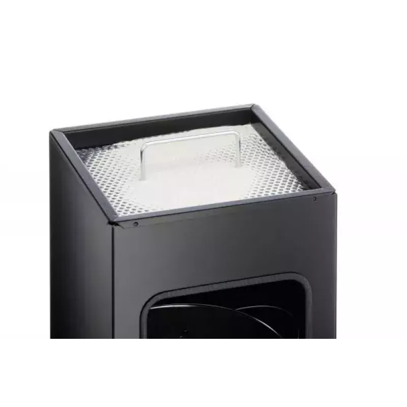 Durable 333101 metalinė šiukšliadėžė su pelenine 17 L