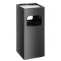 Durable 333101 metalinė šiukšliadėžė su pelenine 17 L
