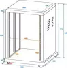 Kietasis dėklas Roadinger 30103172 Juodas 560x450x840 mm
