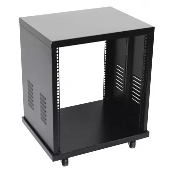 Laisvai pastatomas stovas Roadinger 30103170 12U Juodas 50 kg talpa