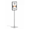 Informacinis stovas Durable 501357 pilkas metalas plastikas 1 vnt