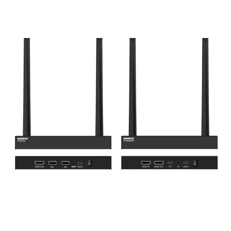 Belaidis AV siųstuvas ir imtuvas Marmitek TV Anywhere 4K, juodas