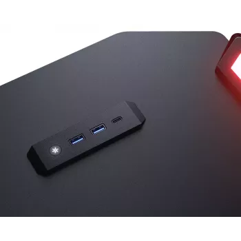Kompiuterinis stalas COUGAR Gaming DEMIUS 120 juodas MDF USB 3.2