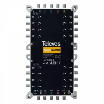 Satelitinis multiswitch Televes 714505 5 įėjimai 16 išėjimų