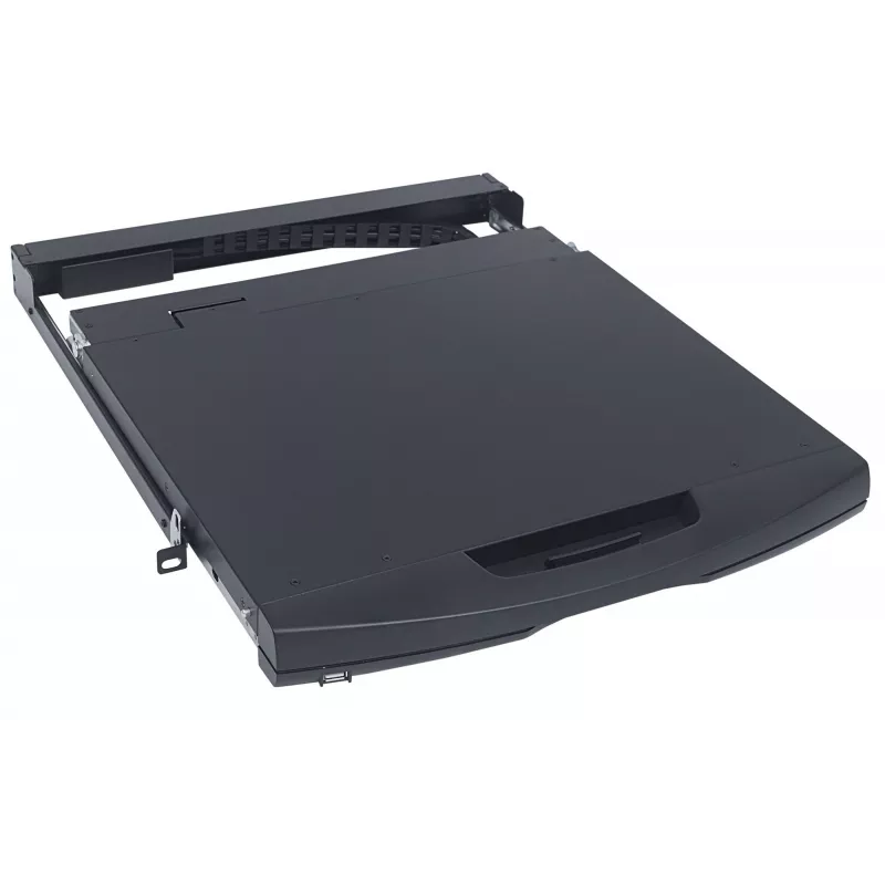 Intellinet 508025 konsolė stelažui 43.2 cm (17 colių) 1280 x 1024 pikseliai Juoda 1U