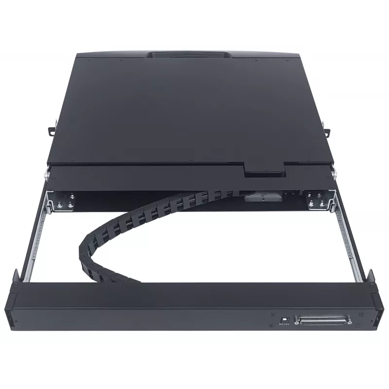 Intellinet 508025 konsolė stelažui 43.2 cm (17 colių) 1280 x 1024 pikseliai Juoda 1U