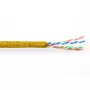 ACT CAT6 U/UTP vytos poros laidas geltonas 305 m