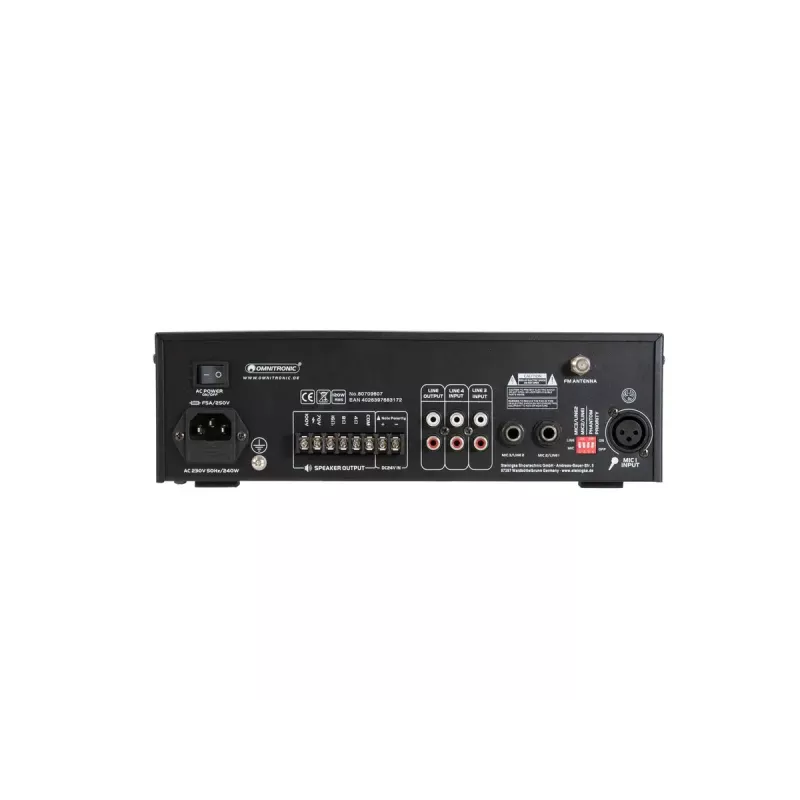 Garso stiprintuvas Omnitronic 80709607 Performance/scena Juoda