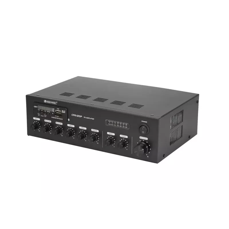 Garso stiprintuvas Omnitronic 80709607 Performance/scena Juoda