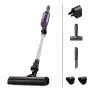 Rowenta RH1129 2-in-1 lazdelinis siurblys akumuliatorinis sausas bekameris 0.4 L 100 W violetinis, aliuminis