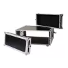 Dėklas Flight case Roadinger 30107220 MDF Juoda Sidabrinė 6.8 kg