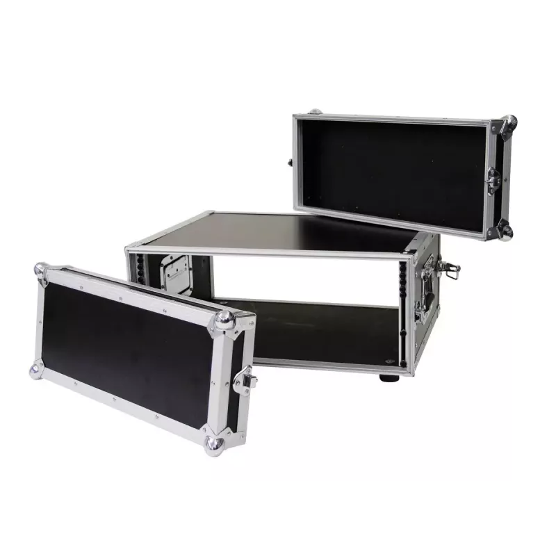 Dėklas Flight case Roadinger 30107220 MDF Juoda Sidabrinė 6.8 kg