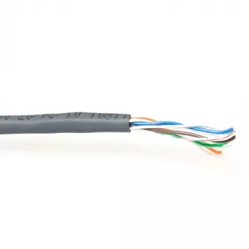 Laidas ACT CAT5E U/UTP PVC vientisas pilkas 305 m