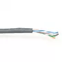 Laidas ACT CAT5E U/UTP PVC vientisas pilkas 305 m