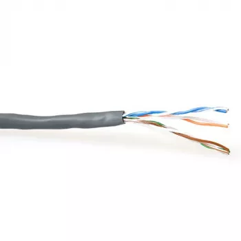 Laidas ACT CAT5E U/UTP PVC vientisas pilkas 500 m