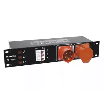Šviesų skirstytuvas Eurolite 30248372 juodas raudonas 380-400V 50Hz