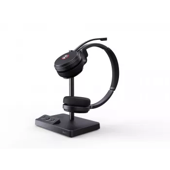 Yealink WH62 Dual UC belaidė ausinė, biurui / skambučių centrui, 20–20000 Hz, 127 g, juoda
