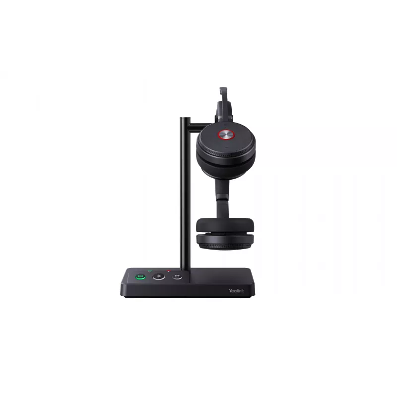 Yealink WH62 Dual UC belaidė ausinė, biurui / skambučių centrui, 20–20000 Hz, 127 g, juoda