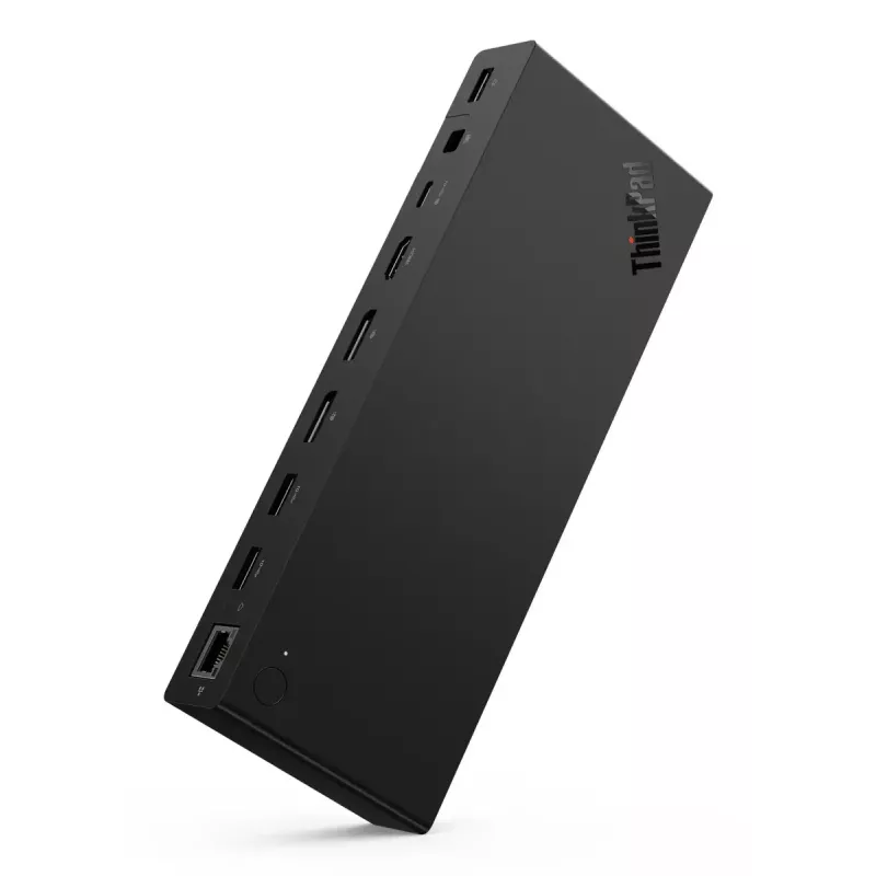 Dokavimo stotelė Lenovo ThinkPad USB4 Smart Dock 5500 – USB4 laidinis, 65W PD, Gigabit Ethernet, 4K@60Hz, AC 100W, Eclipse Black