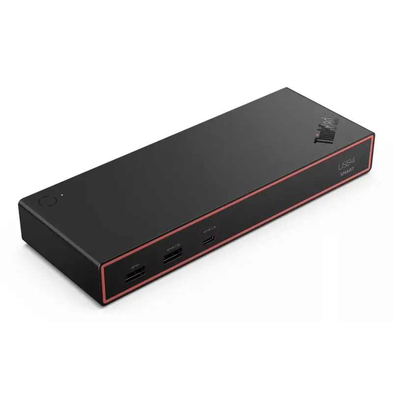 Dokavimo stotelė Lenovo ThinkPad USB4 Smart Dock 5500 – laidinė USB4, 65W PD, Gigabit Ethernet, 4K@30Hz, 100W PSU, Eclipse Black