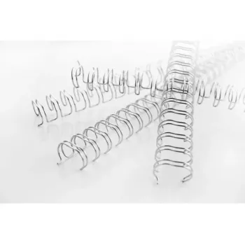 GBC Wire spines 3:1 NO4 6mm A4, sidabriniai, metaliniai, 6 mm, 320 mm