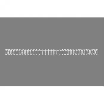 GBC Wire spines 3:1 NO7 11mm A4, Balti, 3 lapai, Metaliniai, A4, 1,1 cm, 297 mm