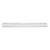 GBC Wire spines 3:1 NO8 12.5mm A4, sidabriniai, metaliniai, iki 115 lapų, pakuotė 100 vnt.