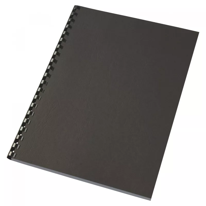 GBC Binding Cover Leather Grain A3 – Odinis viršelis segtuvui, A3, kartonas, juoda, 297 mm × 422 mm × 21 mm