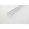 GBC WireBind rišimo vielos 3:1 Nr.3 5mm sidabrinės (100 vnt.), sidabrinė, 250 lapų, metalas, A4, 379 g, 320 mm