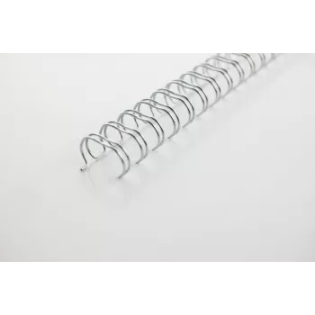 GBC WireBind rišimo vielos 3:1 Nr.3 5mm sidabrinės (100 vnt.), sidabrinė, 250 lapų, metalas, A4, 379 g, 320 mm