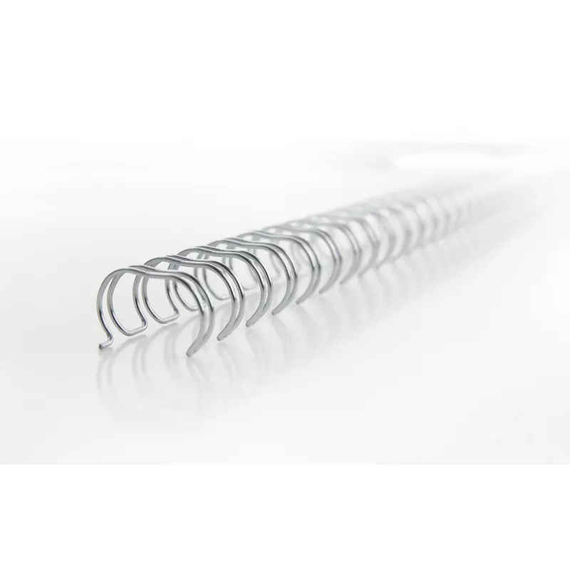 GBC WireBind rišimo vielos 3:1 Nr.3 5mm sidabrinės (100 vnt.), sidabrinė, 250 lapų, metalas, A4, 379 g, 320 mm