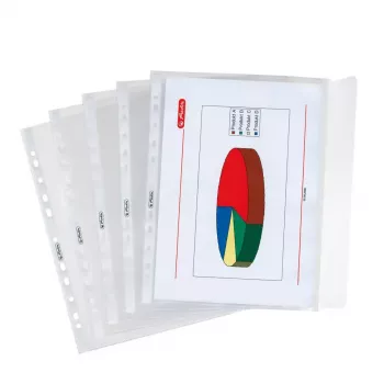 Aplankalas Herlitz 5896204 polipropilenas (PP) permatomas A4