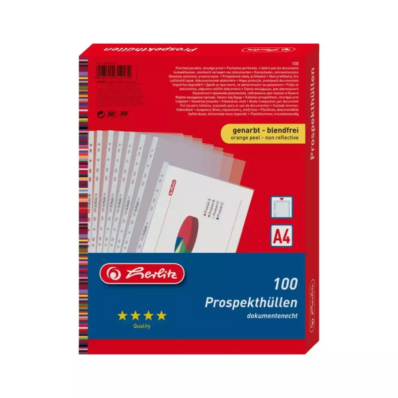 Saugiklis lapams Herlitz 10840320 A4